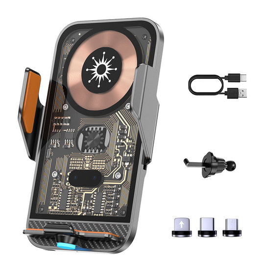 Magnetic Car Wireless Charging Phone Holder📳📶 - 2-in-1 Fast Charger