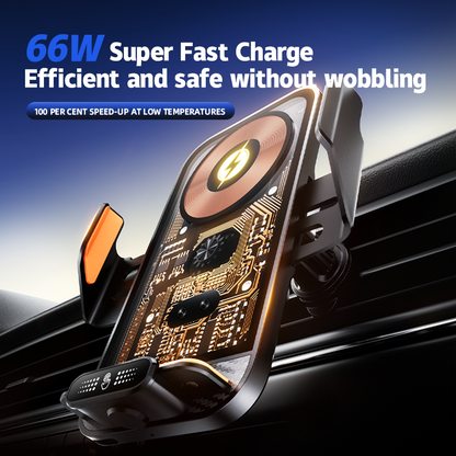 Magnetic Car Wireless Charging Phone Holder📳📶 - 2-in-1 Fast Charger