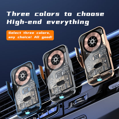 Magnetic Car Wireless Charging Phone Holder📳📶 - 2-in-1 Fast Charger